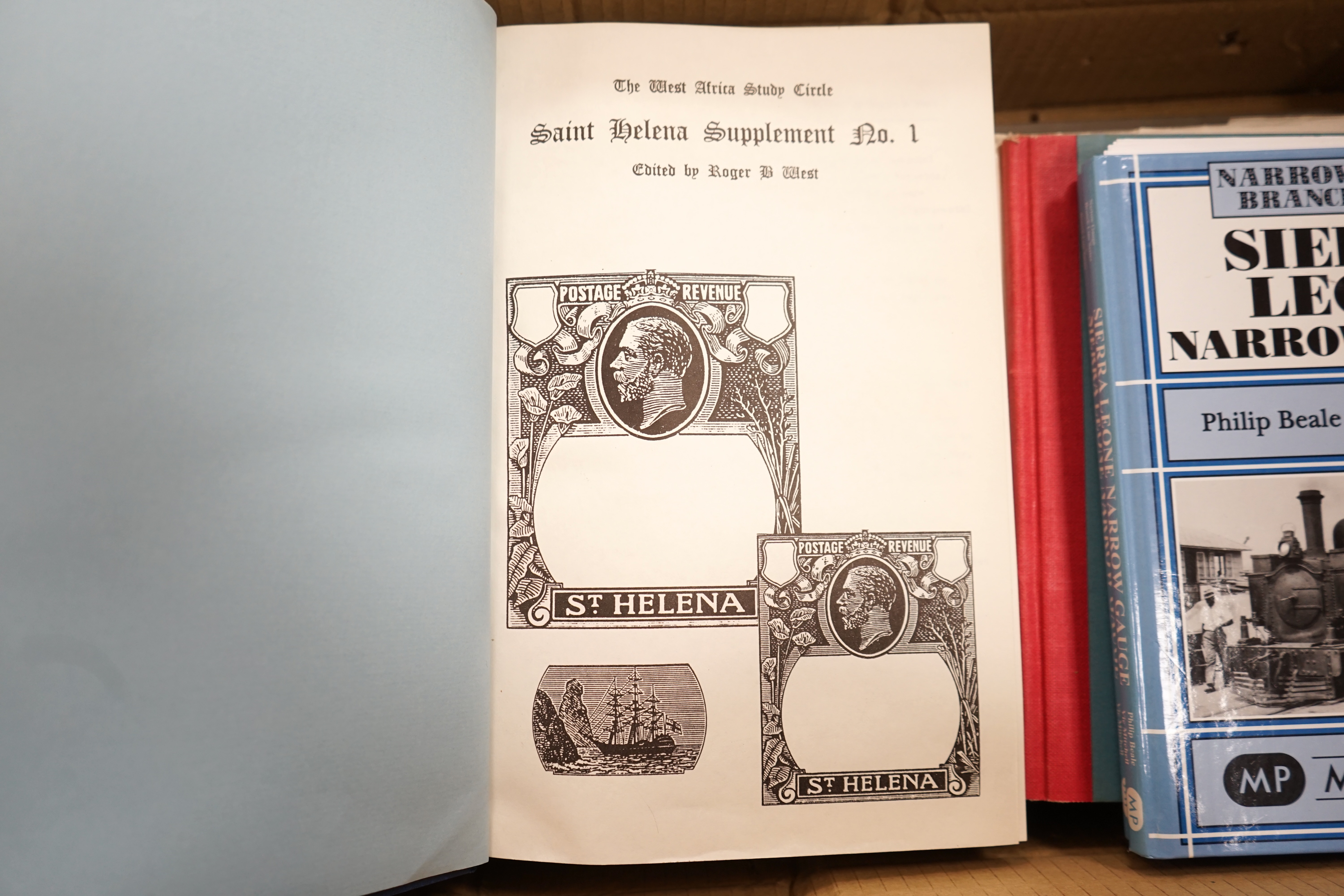 Beale, Philip - The Postal Service of Sierra Leone: its history, stamps and stationery until 1961. num. illus. (some coloured), d/wrapper. Royal Philatelic Society, 1988; Andrews, J.O. (editor) The Stamps and Postal Hist